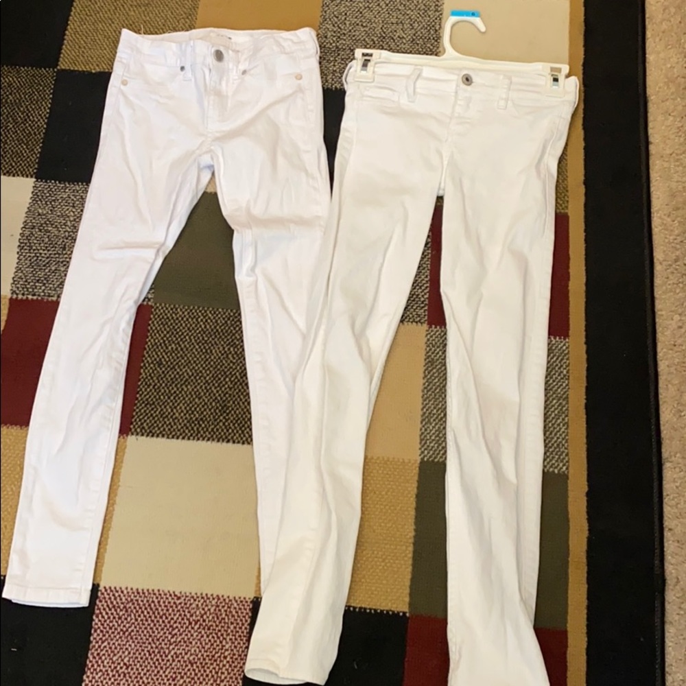 Kids White Denim